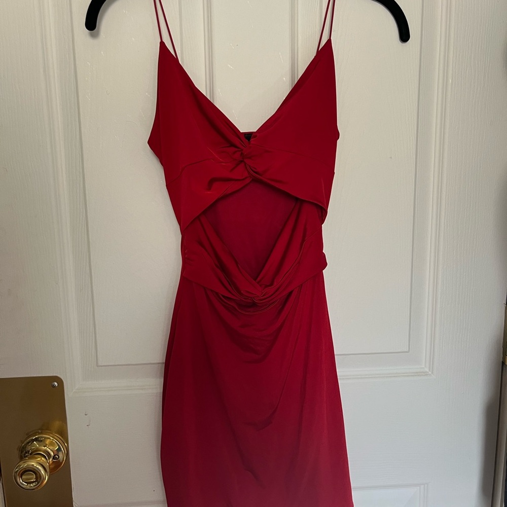 Windsor Red Cutout Bodycon Dress